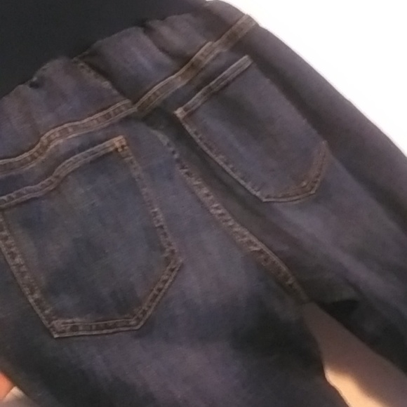 Maternity Capri pants by indigo blue Sz M - Picture 3 of 4